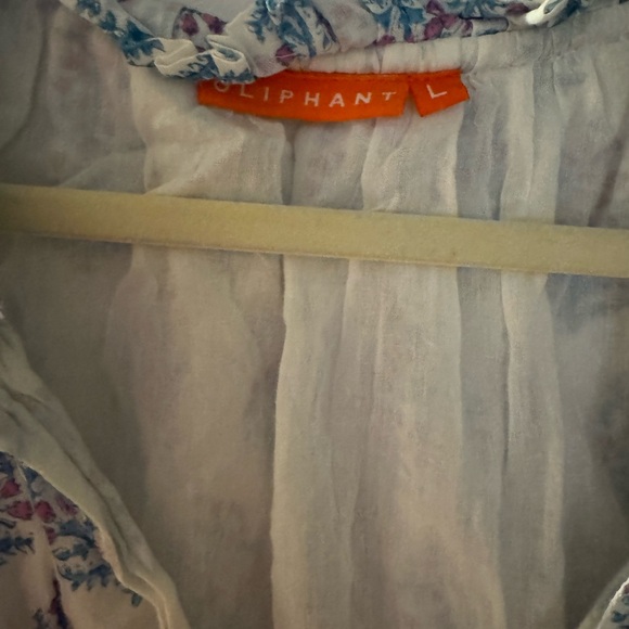 Oliphant Balloon Sleeve Dress in Lilac Selva- size L - Picture 5 of 6